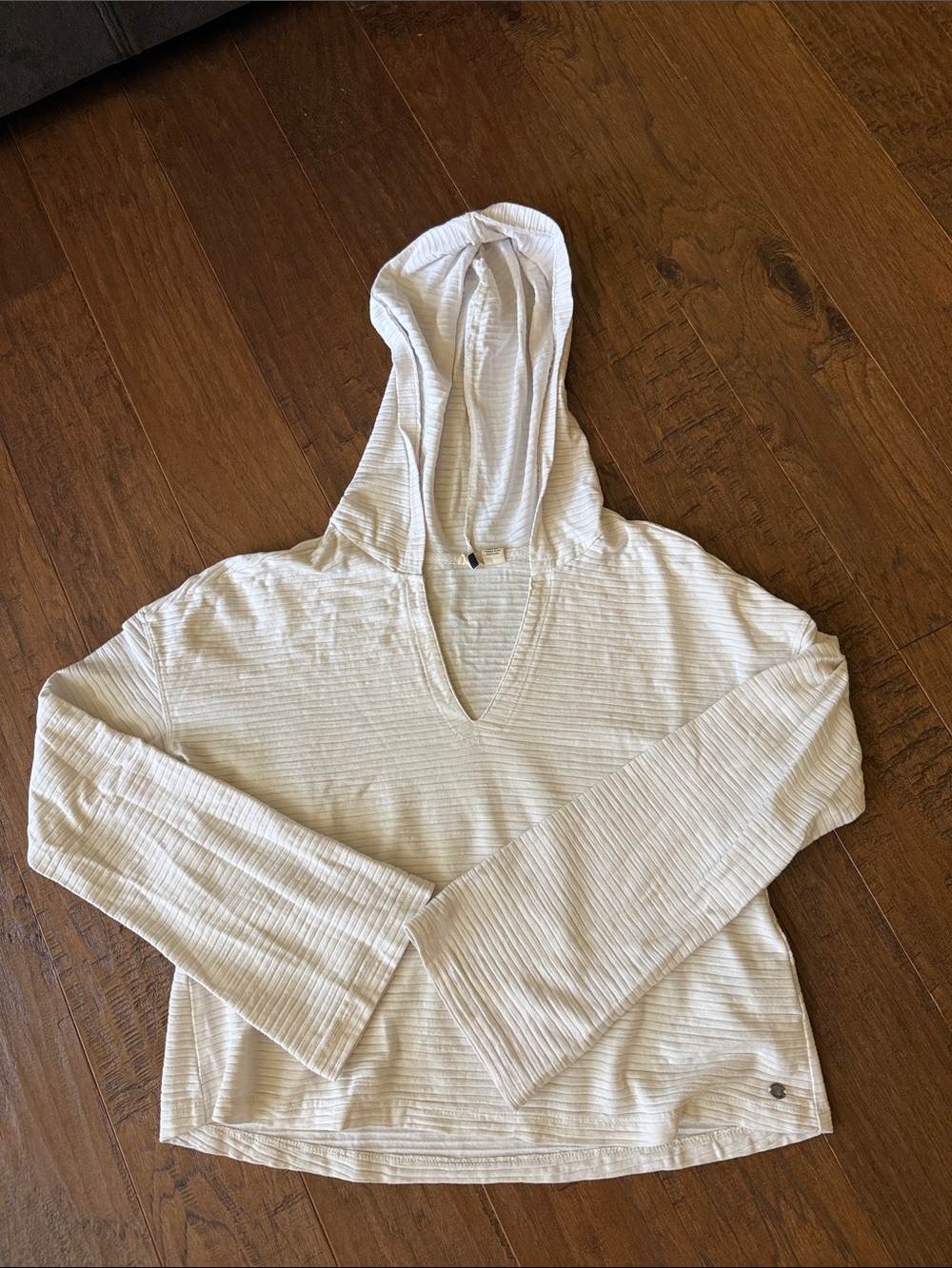 Roxy Cream Hooded Lightweight Pullover